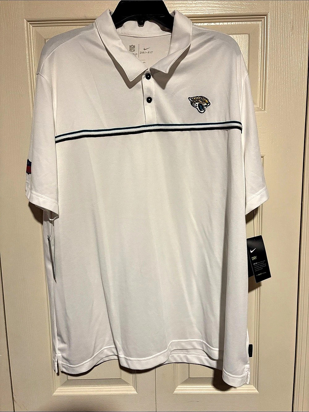 Nike Jacksonville Jaguars NFL Nike Dri-FIT polo NFL Dri-FIT Polo in White Size